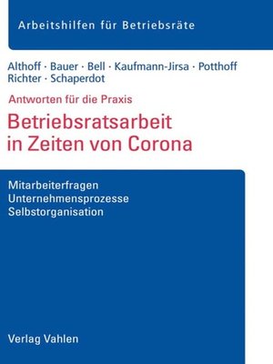 cover image of Arbeitshilfen für Betriebsräte